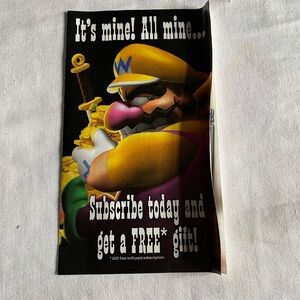 Nintendo GameCube Manual with Black and White Design